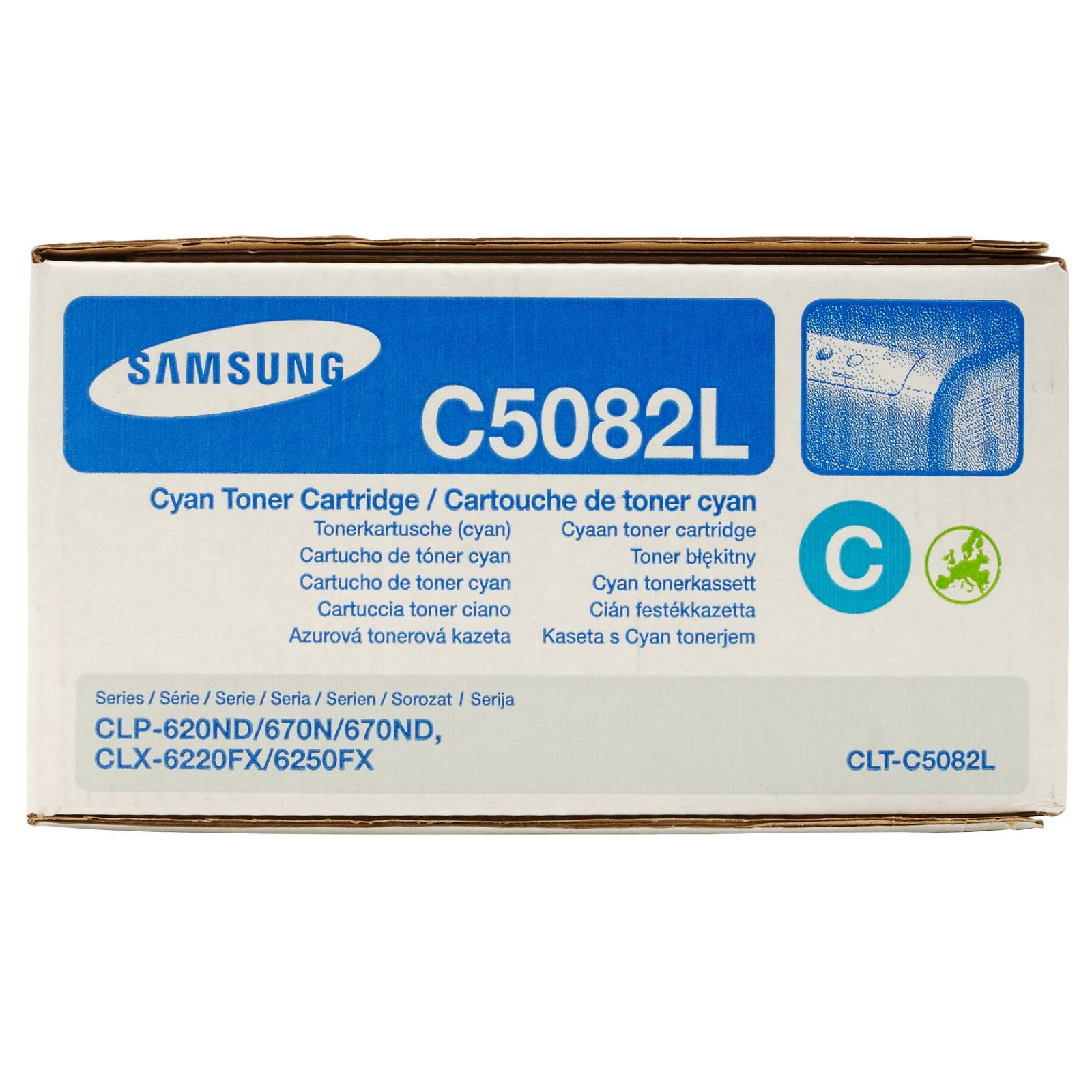 Toner Samsung CLP620-C5082L Cyan (Haute Capacité)