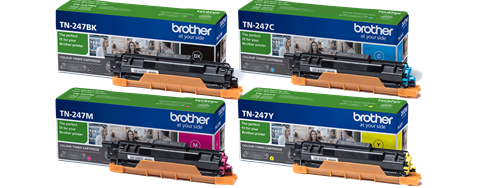 Brother Compatible TN247 Toner Cartridge Multipack BK/C/M/Y