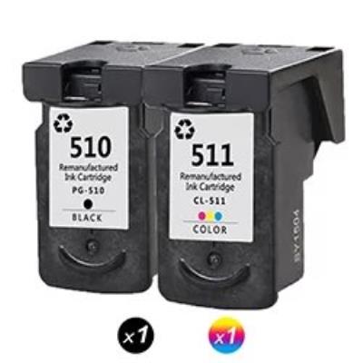 Canon PG510 – CL511 – Pack Noir & Couleur – Compatible