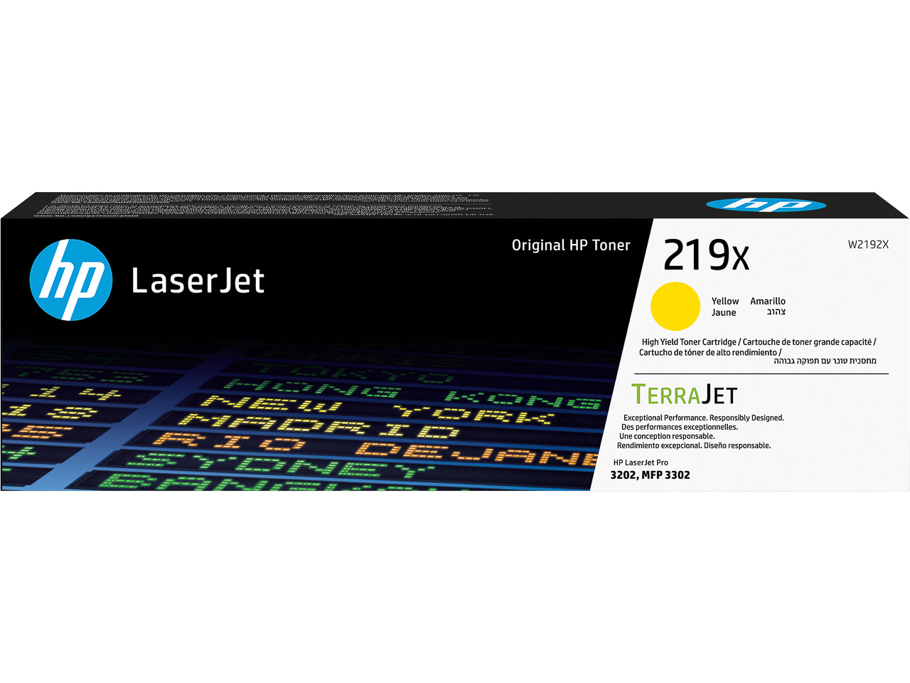 Toner HP 219X (W2192X) Jaune HC